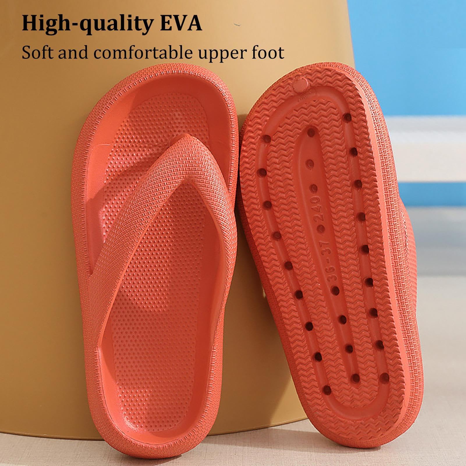 pologmase Flop-slippers voor dames, doucheslippers met