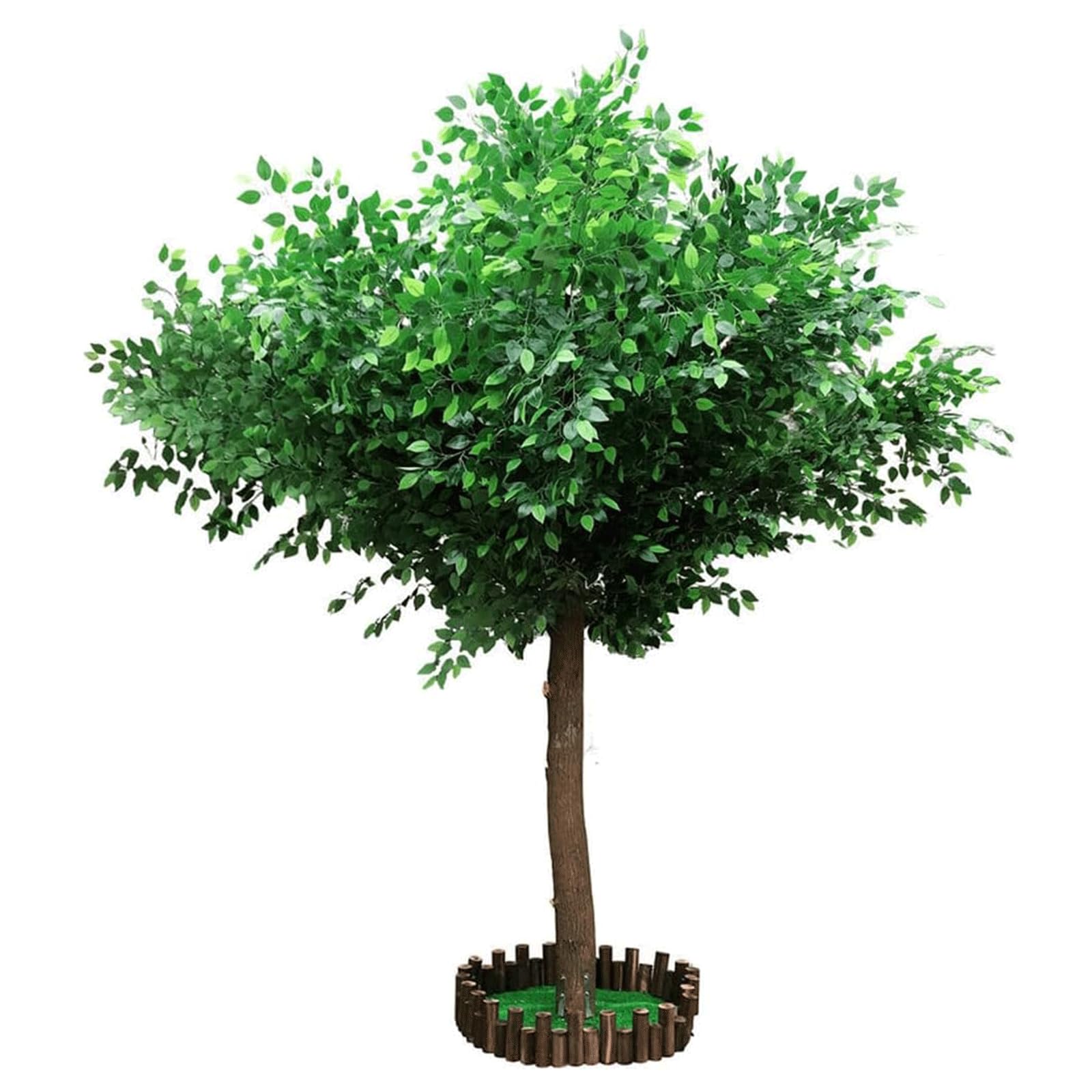 GLJTUO fake tree 4.9ft Artificial Tree Simulation Banyan Tree Large Fake Tree For Window Shopping Mall Artificial Plant Decorative Realistic Design