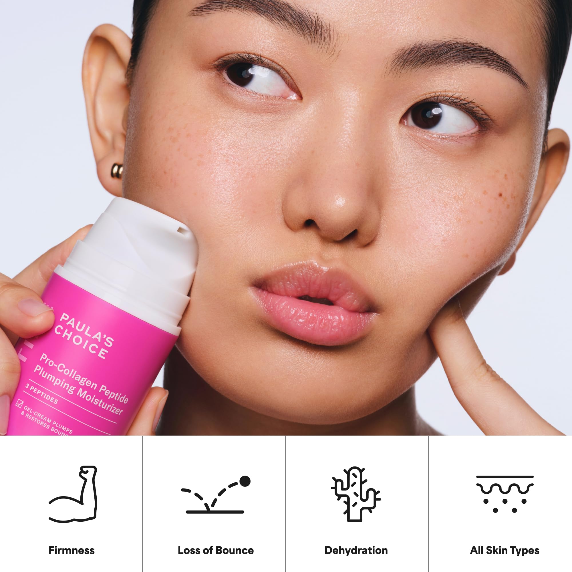 Paula's Choice Pro-Collagen Peptide Plumping Moisturizer - krem do twarzy - wygładza i nawilża - widocznie ujędrnia i poprawia drobne zmarszczki - z heksapeptydem-5 - wszystkie rodzaje skóry - 50 ml