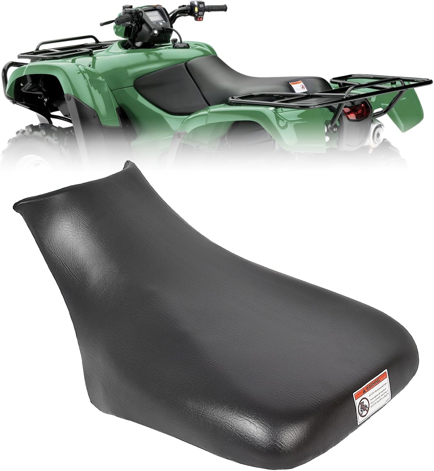 ATV Complete Seat Compatible with 2005-2014 Honda Foreman Rubicon 500 TRX 500 Replacement for 77100-HN2-B70ZA
