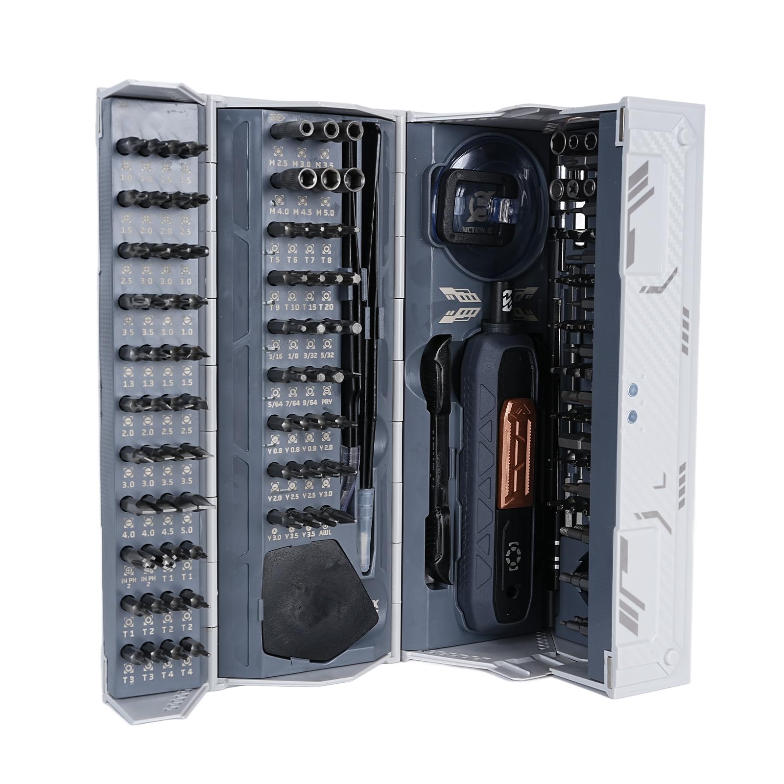 Set di Cacciaviti, Set di Cacciaviti Meccanici di Precisione 180 in 1 con Prolunga Rimovibile, Set di Cacciaviti Magnetici Regolabili per PC, Telefono Cellulare, Computer, Laptop
