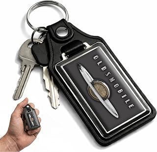 Brotherhood 1940's Compatible with Olds Earth Globe Emblem Grey Keychain Key Holder Key Ring For Men Heavy Duty Car Keyring For Men and Women