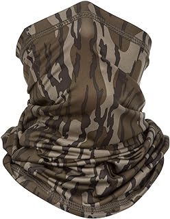 North Mountain Gear Mossy Oak Camouflage Poly Stretch Fit Neck Gaiter (Bottomland)