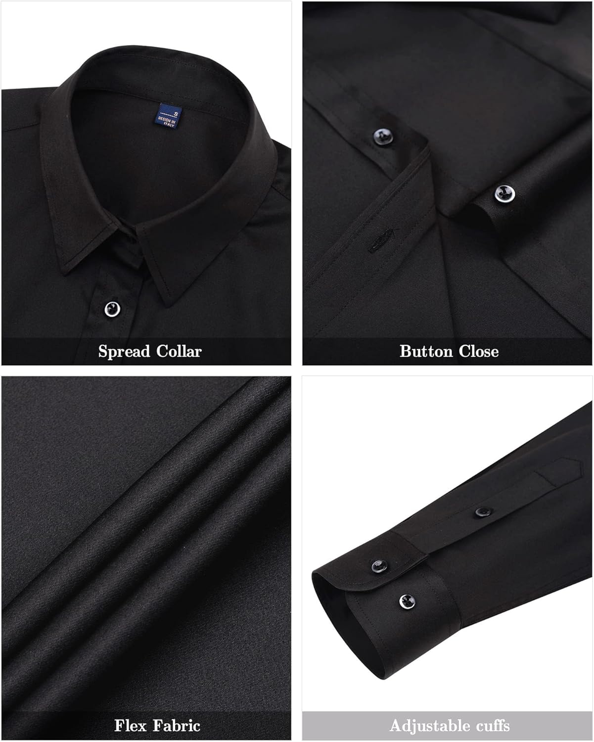 J.VER Womens Dress Shirts Long Sleeve Button Down Shirt Wrinkle-Free Business Casual Blouse Office Work Tops - Image 4