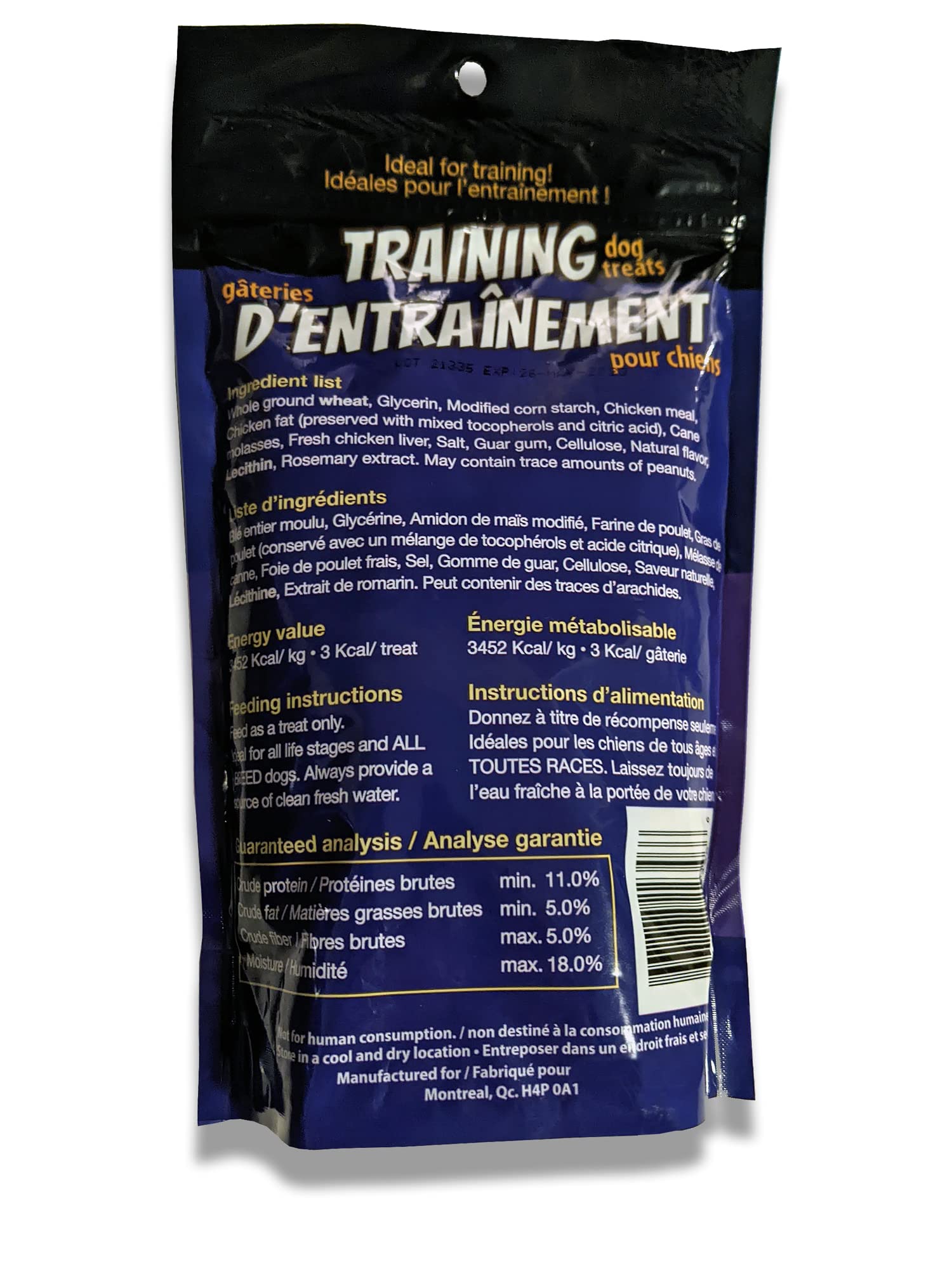 PetStore 100% Natural Chicken Liver Dog Training Treats - Low Calorie (3 Kcal Each), Chewy, 250g Bag