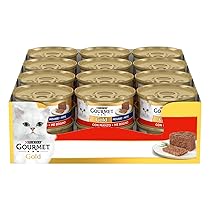 Purina Gourmet Gold Umido Gatto Mousse con Manzo – 24 Lattine da 85g Ciascuna (confezione da 24 X 85 g)