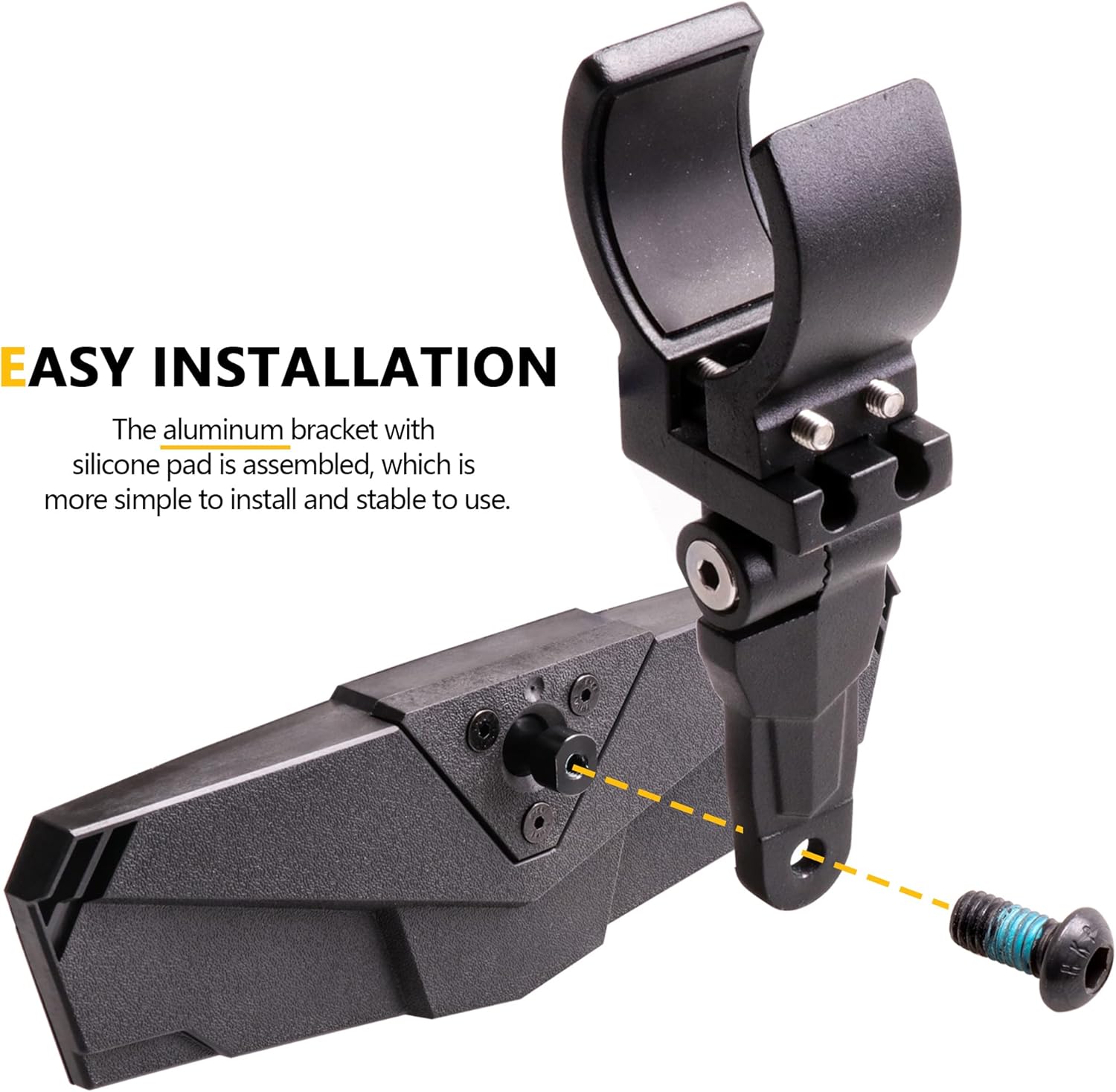 UTV Rear View Mirror, RZR Center Rearview Mirror 1.5"-2" Roll Bar Mount Compatible with Polaris RZR General, Pioneer, Talon, Can Am Commander Maverick X3, Kawasaki, Arctic Cat Wildcat