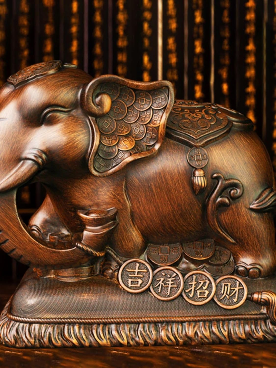 大象存钱罐 Piggy Banks Best Birthday Gifts Home Decoration 摆件 Feng Shui Figurine Home Office Decor Chinese Gifts 礼品客厅创意大容量大人只进不出2025年新款 8137