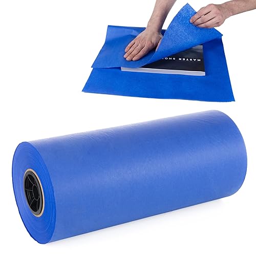 Miniatura 8 de IDL Packaging Rollo de papel de seda SatinPack de 18 pulgadas x 1800 pies, peso de 20 bases, color vainilla francesa, papel de seda decorativo sin