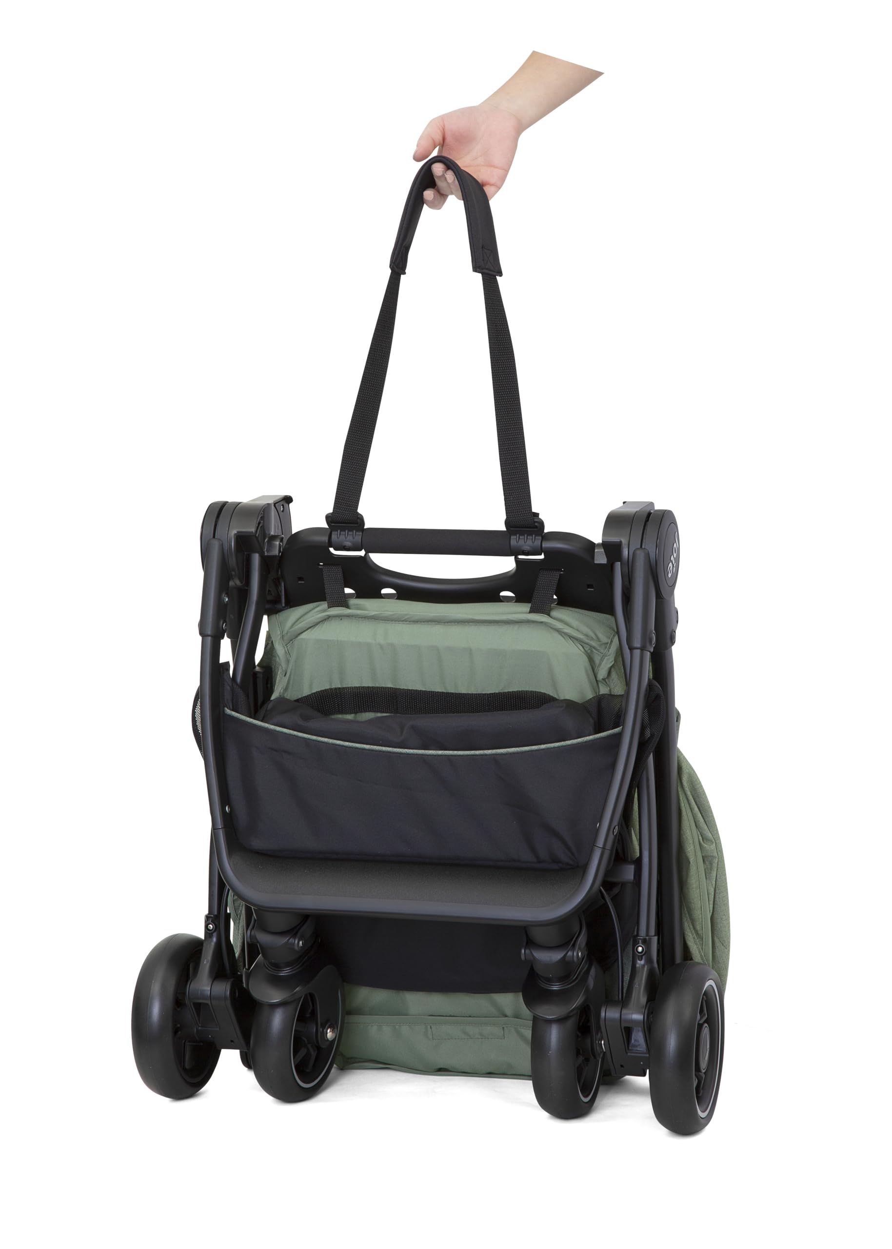 Joie pact™ Buggy, leicht & kompakt faltbar, flache Liegeposition, Travel-System-kompatibel, vorwärts gerichtet, von Geburt bis 3 Jahre (0–15kg), laurel