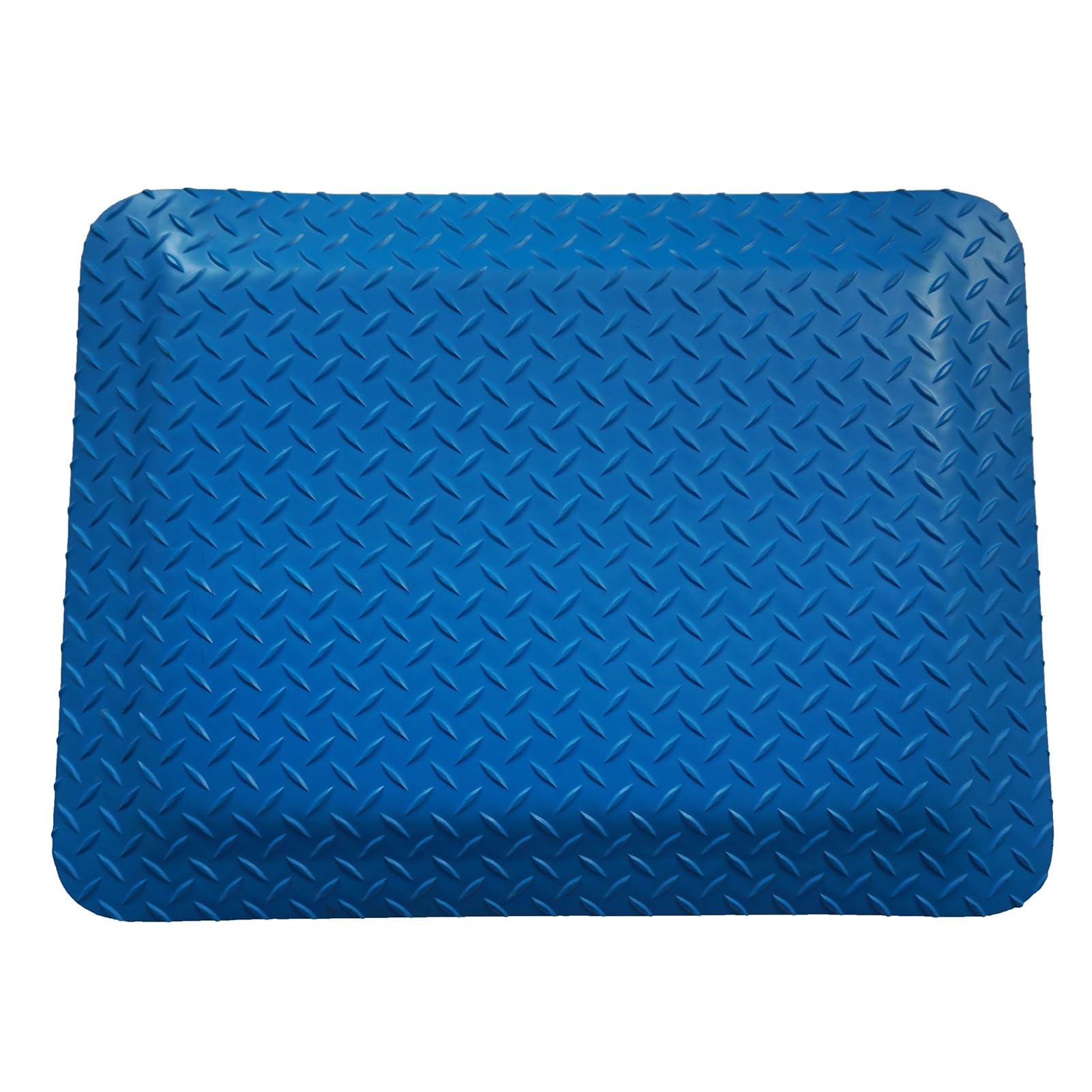 CAFIEDR Heavy Duty Ergonomic Workplace Mat,Diamond Sponge Industrial Anti-Fatigue Floor Mat,Non-Slip Waterproof Mats For Commercial Industrial Work.Bule-60x70cm