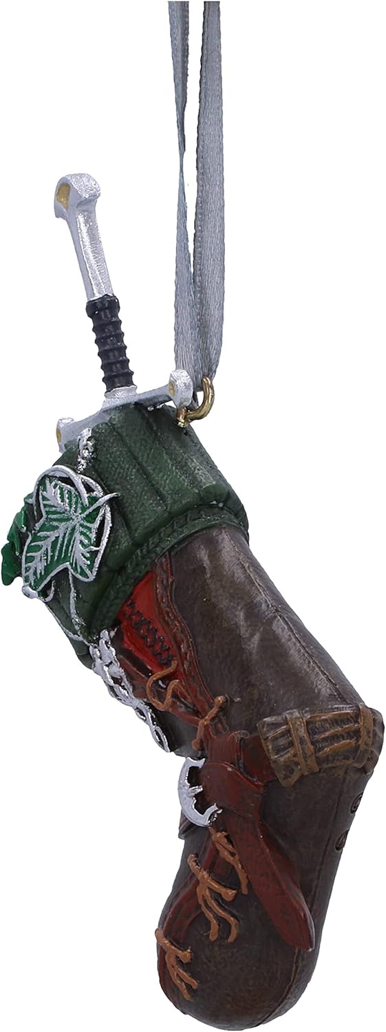 Nemesis Now Lord of The Rings Aragorn Stocking Hanging Ornament 9cm, Resin, Officially Licensed Lord of The Rings Hanging Ornament, Cast in The Finest Resin, Hand-Painted - Image 2