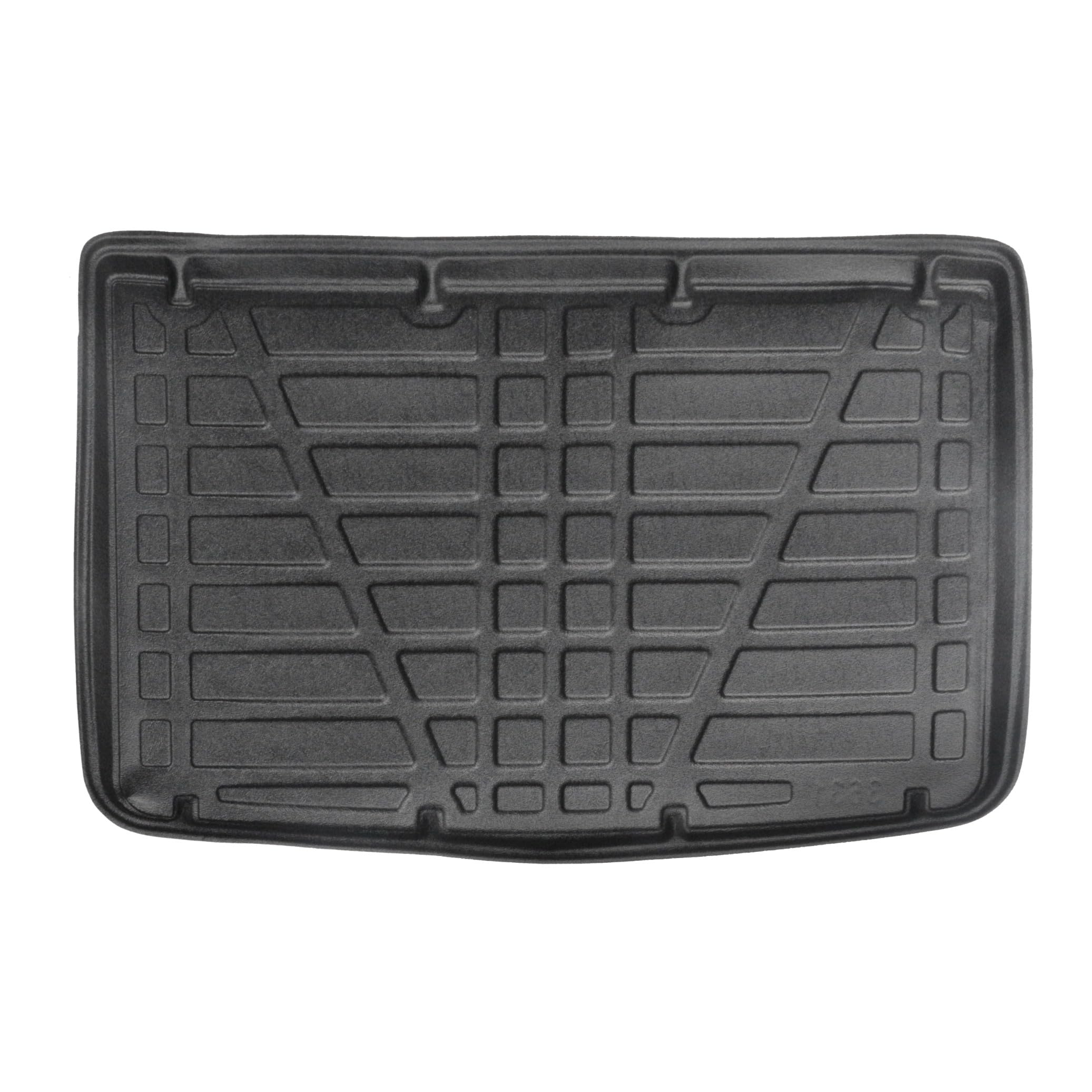 SCOUTT Tapis De Coffre sur Mesure pour Renault Captur 2013-2019, Noir, Antidérapant, Bord Haut, Toutes Saisons