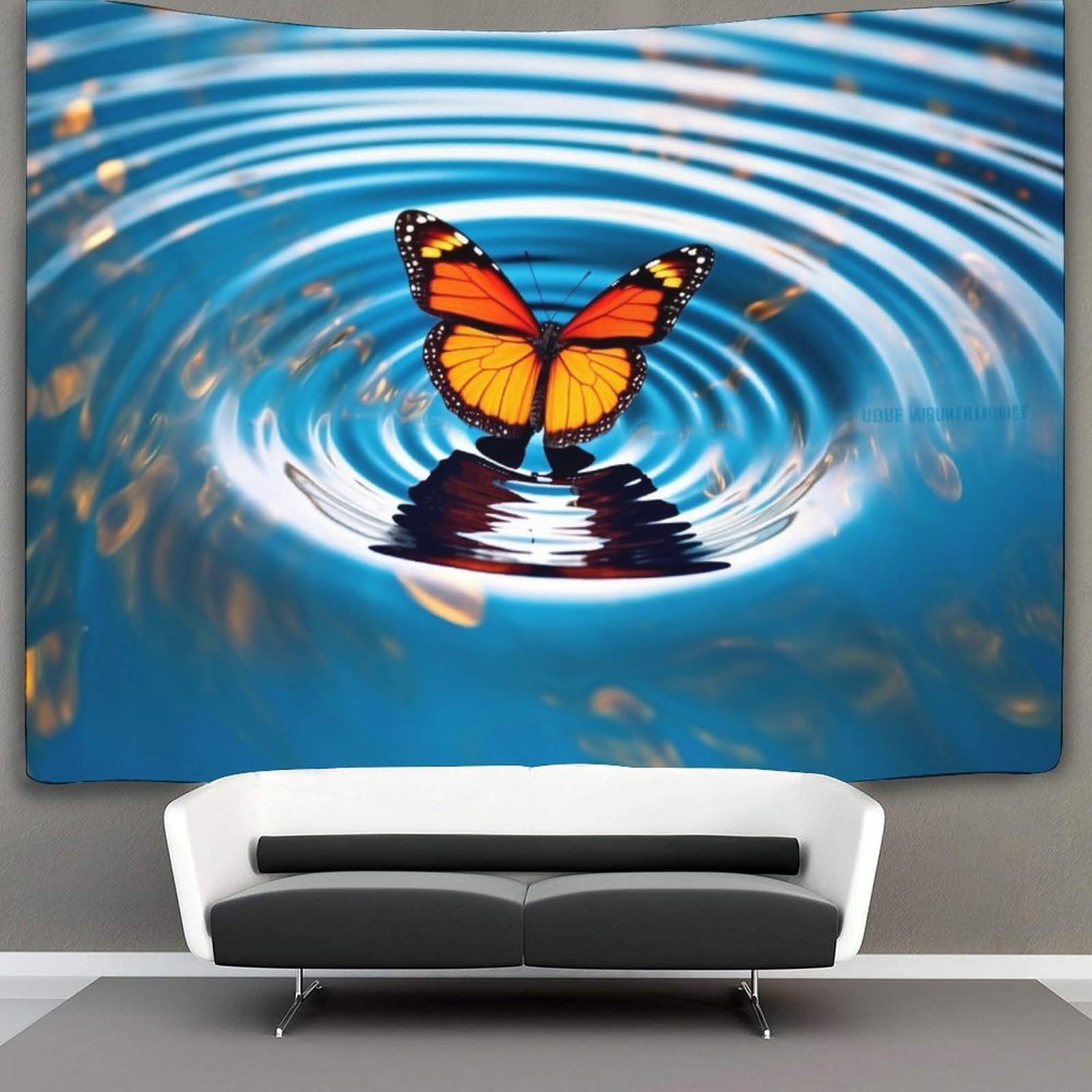 kaiyun Butterfly Tapestry Wall Hanging, for Bedroom Decor Birthday Party Celebration Or Garden Backdrop 180cmx230cm