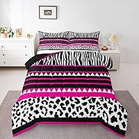 Vista 44 de Juego de ropa de cama de círculos geométricos, juego de edredón moderno retro con ojales para niños, niñas y adolescentes, decoración de rayas Gris