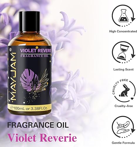 Miniatura 109 de MAYJAM Aceite esencial de sándalo, aceites esenciales puros para difusor, aceite aromático para hacer velas de jabón, ideal para uso en casa