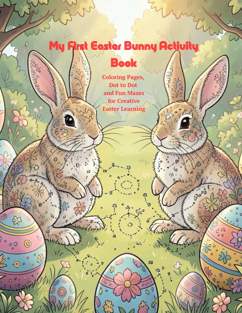 My First Easter Bunny Activity Book: Coloring Pages, Dot to Dot and Fun Mazes for Creative Easter Learning