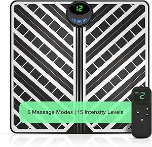 Circulation Pro EMS Foot Massager with Remote Control – Electric Feet Massager for Pain Relief, Circulation, Neuropathy, Plantar Fasciitis – 15 Intensity Levels, 6 Modes