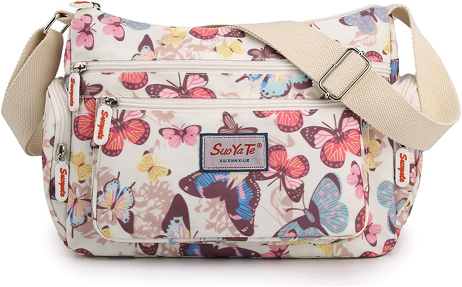 XUDREZCrossbody Bags for Women,Multi Pocket Crossbody Bag Shoulder Bag Travel Bag