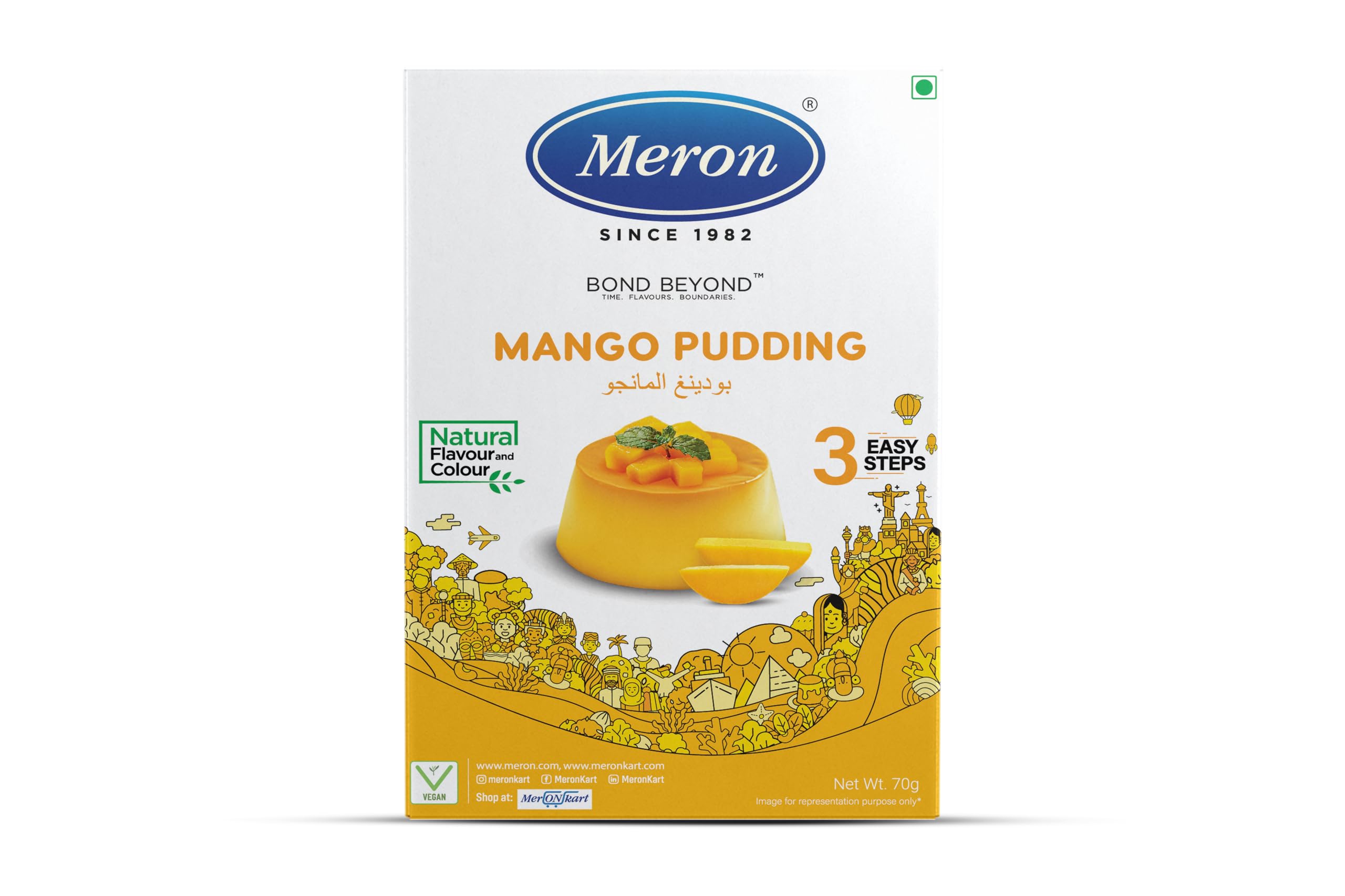 See full amazon price history chart for Meron Mango Pudding | Instant Dessert Mix | Natural Flavour & Colour | Vegan | 3 Easy Steps | 70g Meron Mango Pudding | Instant Dessert Mix | Natural Flavour & Colour | Vegan | 3 Easy Steps | 70g (B0D6GQN9RQ) Amazon Price History, Amazon Price Tracker