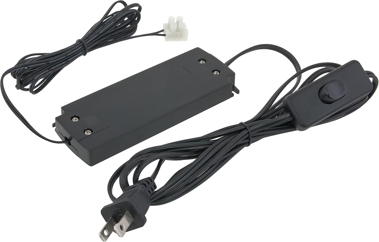 American Lighting PS-12-12VPI-T 12V DC Class 2 Plug-in Driver for Futura Disc Light Series, 6' Power Cord with Rocker Switch, Black