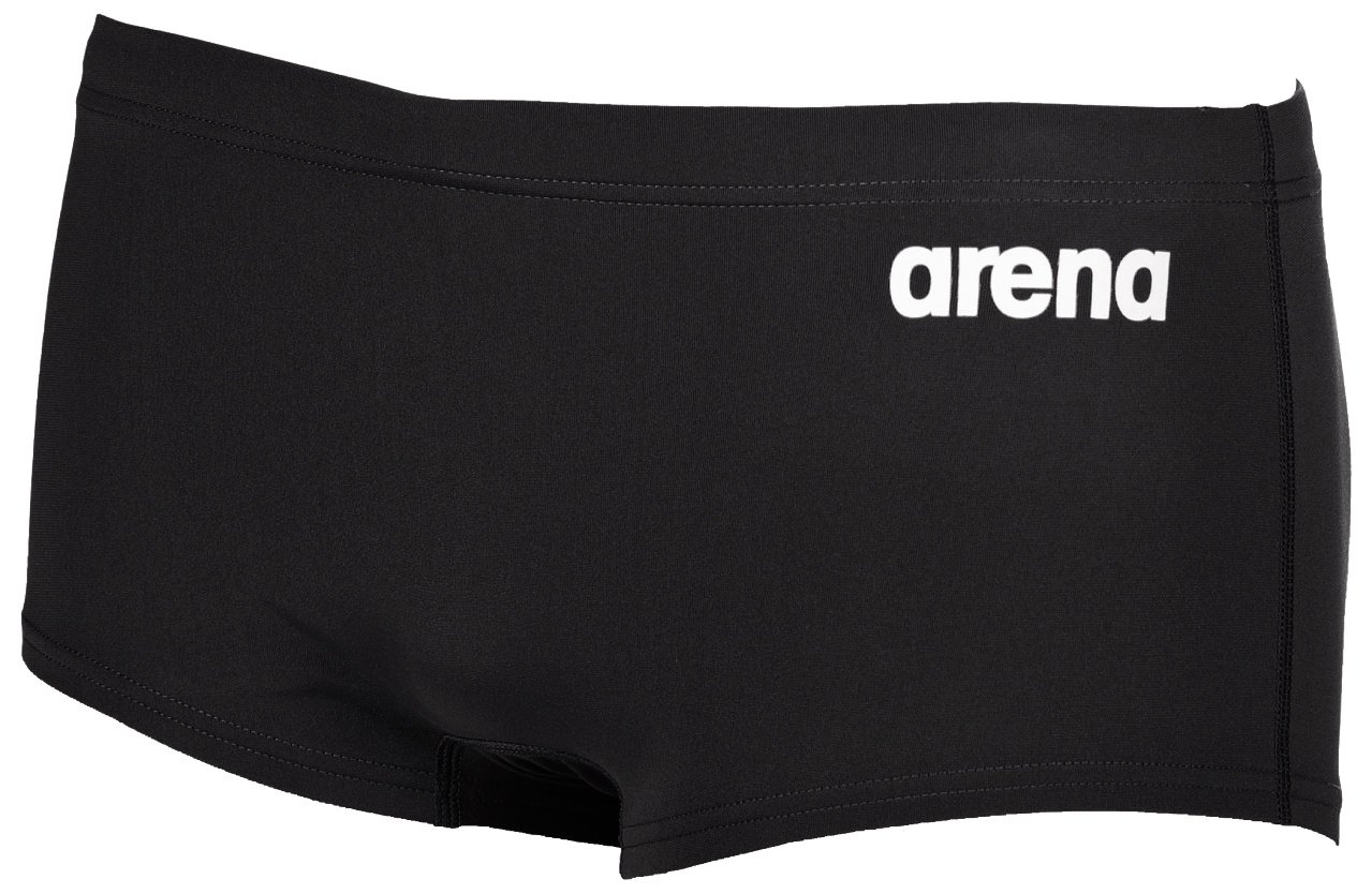 arena Solid Squared Short Short de Bain Court Solid pour Hommes, Maillot de Bain en Tissu MaxLife à Séchage Rapide avec Résistance Maximale au Chlore et Protection UV50 Homme
