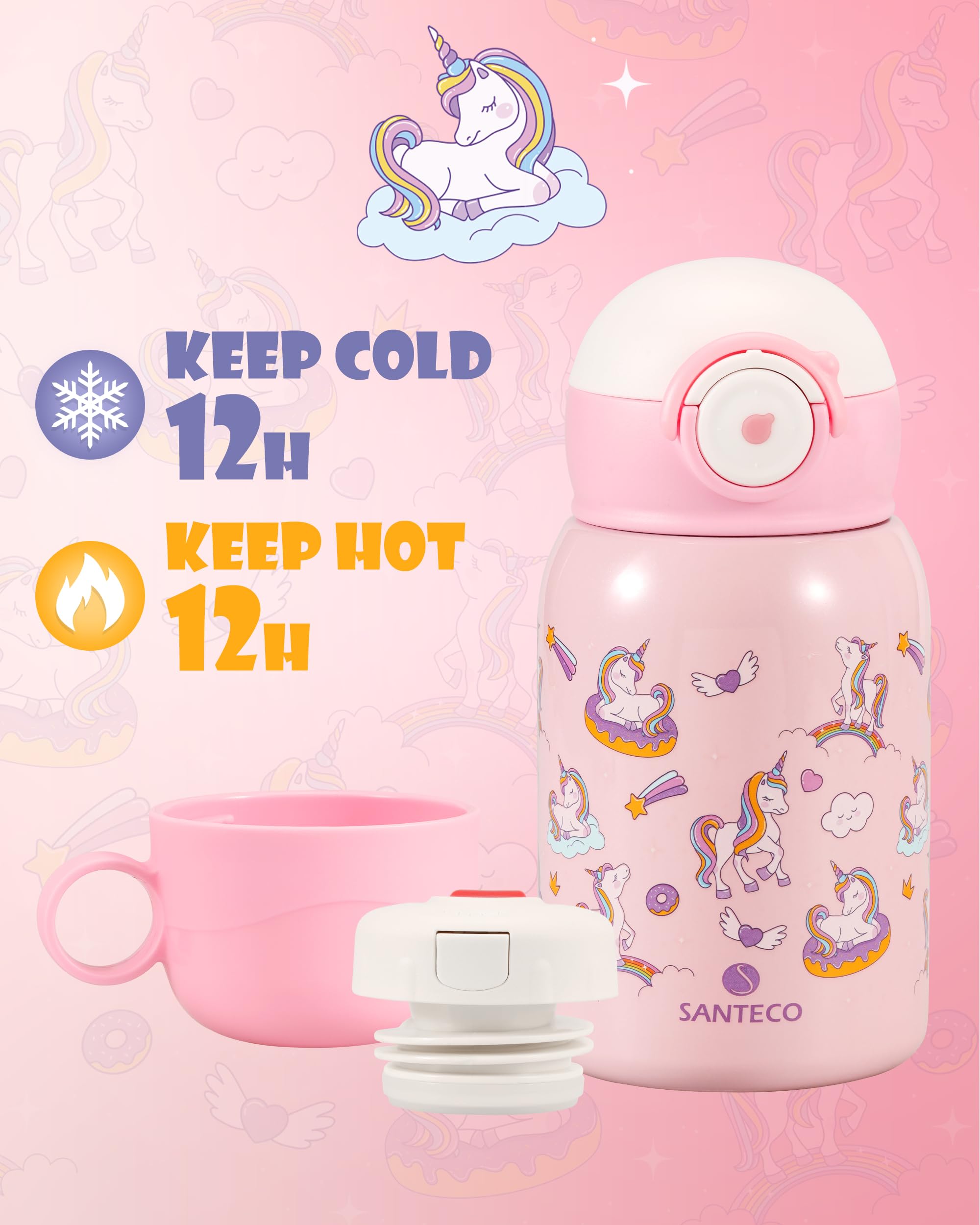 Bouteille Isotherme En Acier Inoxydable SUS 304 Pour Enfants