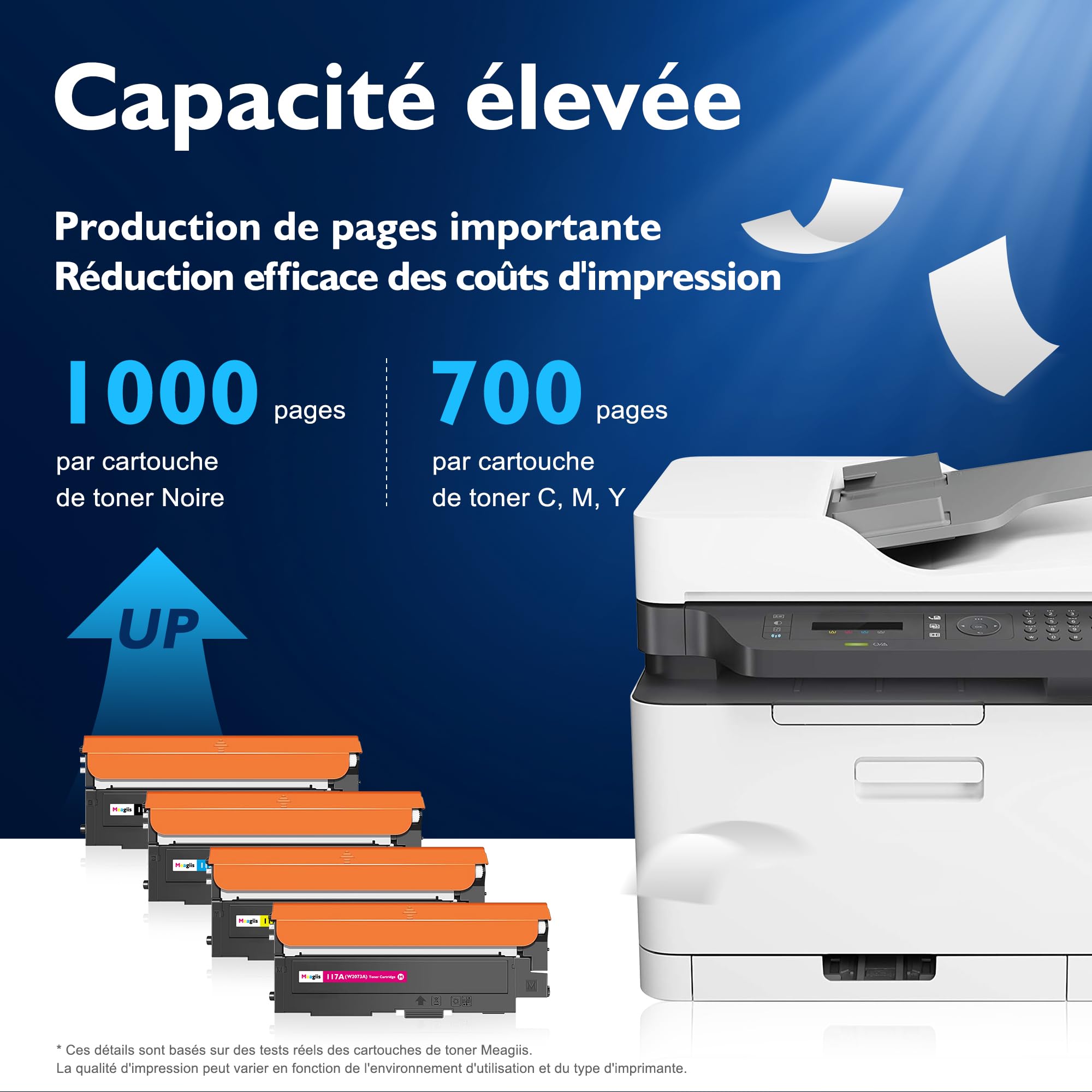 117A Toner Compatible pour HP 117A Toner (Lot de 4)