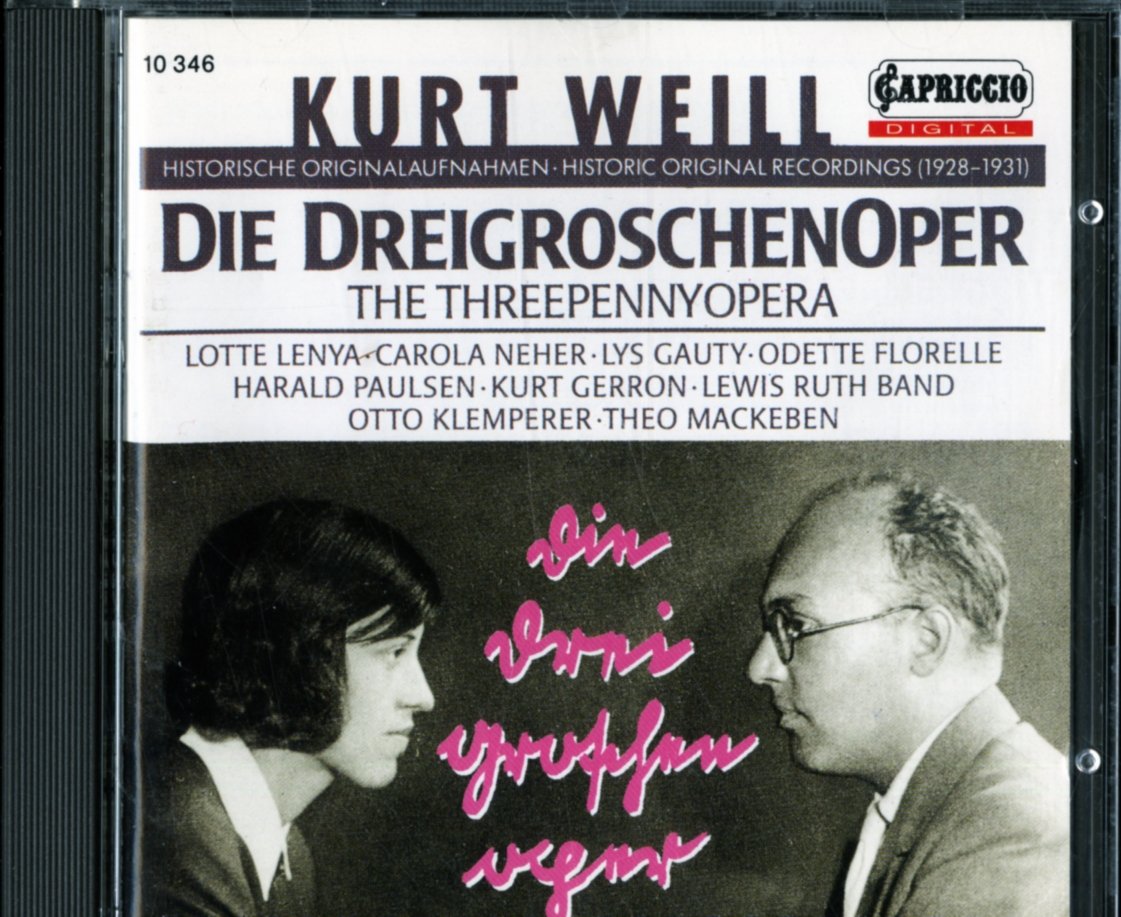 Weill Threepenny Opera [Audio CD]