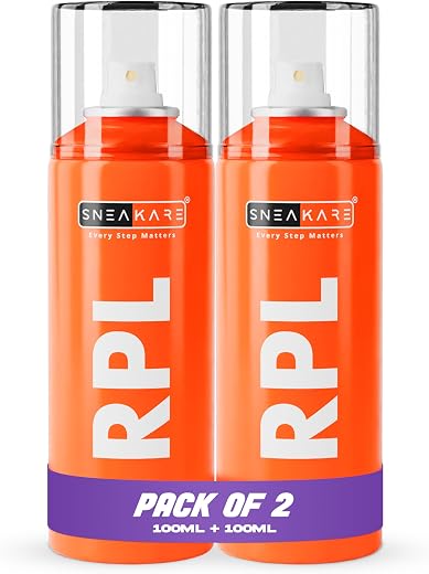 SNEAKARE 100ml RPL Spray for Shoes - Shoe Protector Spray - Stain &amp; Water Repellent