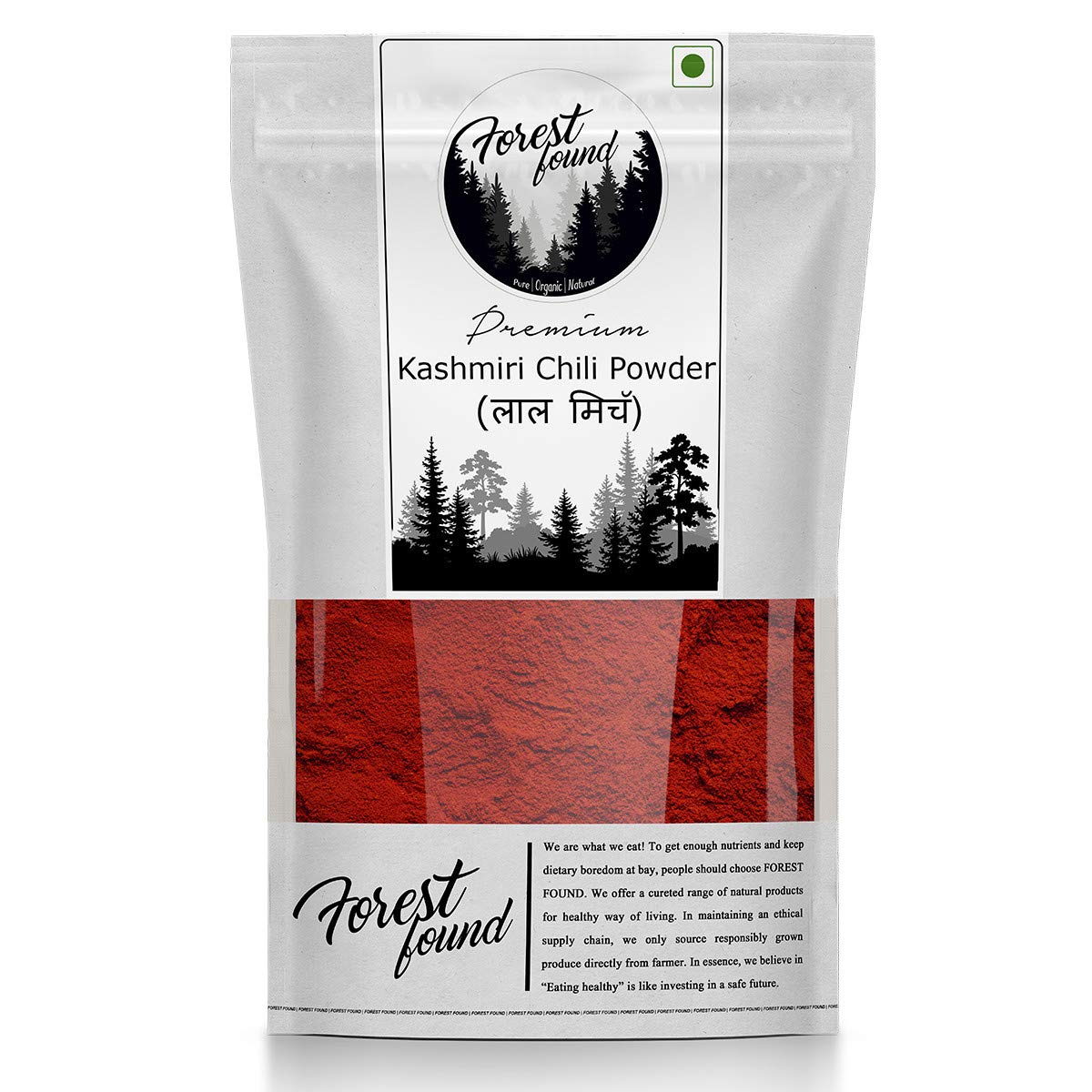 Forest Found Kashmiri Red Chilli Powder | Lal Mirch | Pure, Natural, and Sun-Dried | Adds Rich Color & Flavor | Versatile for Cooking, Baking & More (Pack of 1, 900g) (B08KR9KNWB) Amazon Price History, Amazon Price Tracker