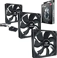 3X FAN COOLER PRETO BLACK SEM LED 120MM 12CM PARA GABINETE PC GAME