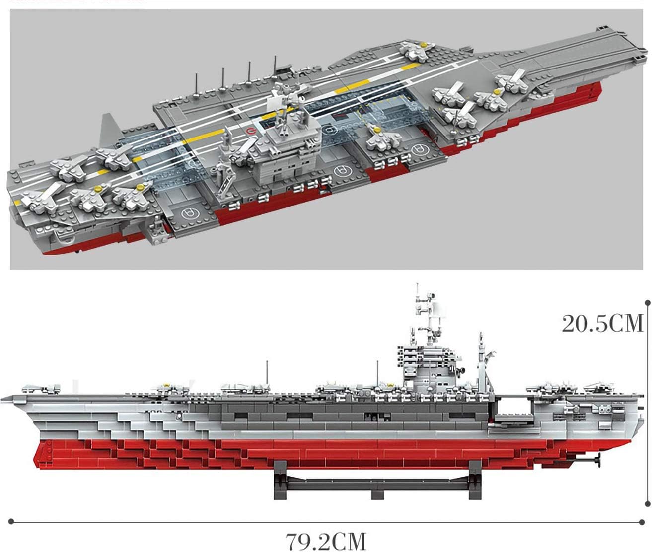 Amazon Afm ミリタリーブロックシリーズ Us Cv 63 キティホーク級航空母艦 1868blocks ブロック おもちゃ Amazon Afm ミリタリーブロックシリーズ Us Cv 63 キティホーク級航空母艦 1868blocks ブロック おもちゃ