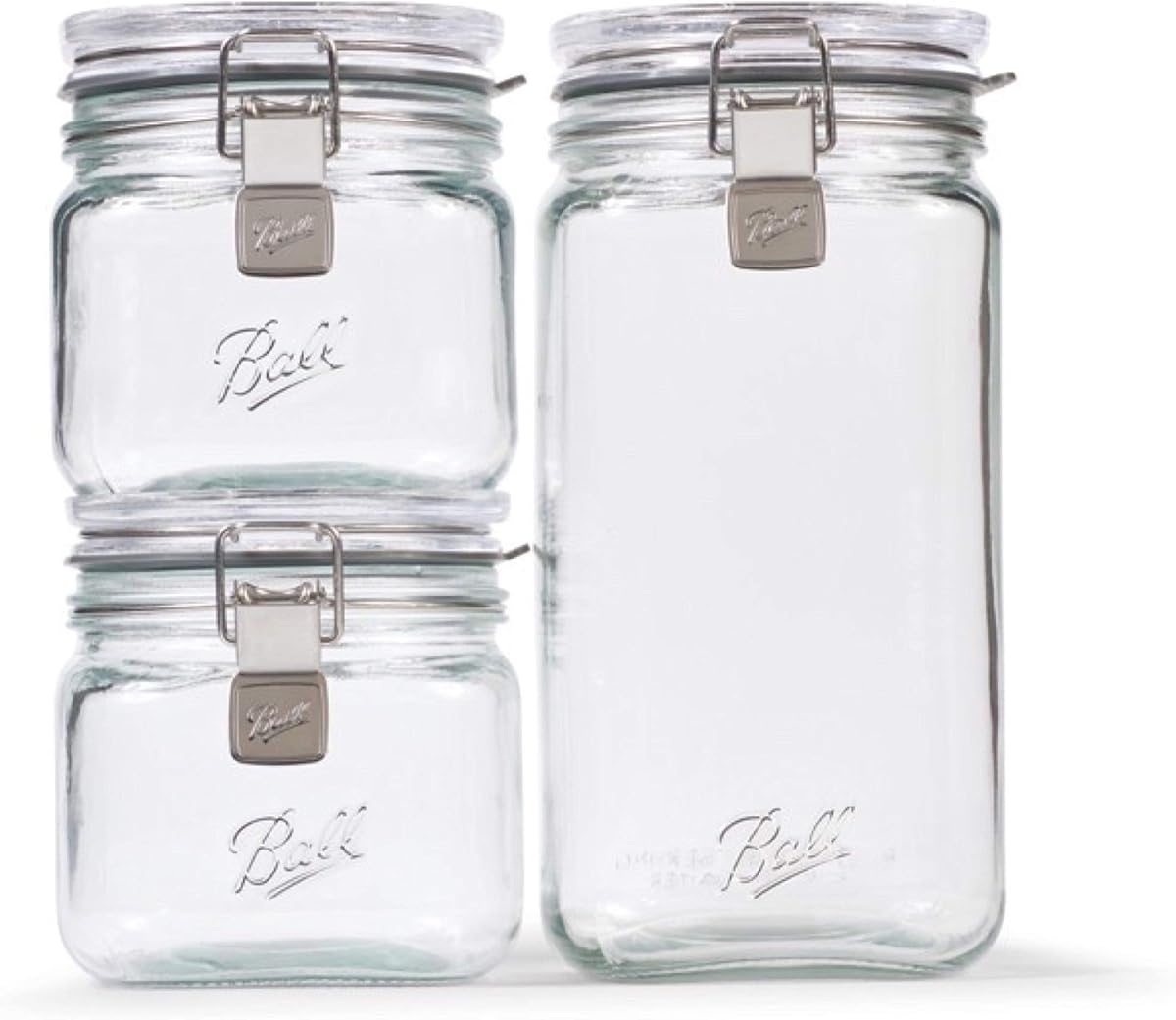 Ball Storage Latch Jars, 3-Pack