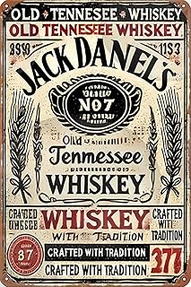 Vintage Bar Tin Sign,Retro Beer Metal Poster,Man Cave Wall Art Decor,Wine Plaque for Bar,Pub