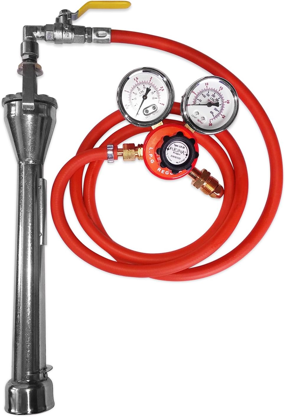 Fucina Forges Propane Forge Burner Kit Propane Burner For Forge Knife Forge Blacksmith Tool Melting Furnace Stainless Steel