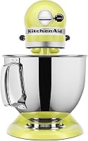 Vista 2 de KitchenAid Artisan Series KSM150PS - Batidora de pie con cabezal inclinable de 5 cuartos de galón con escudo de vertido KSM150PS, brillo Kyoto