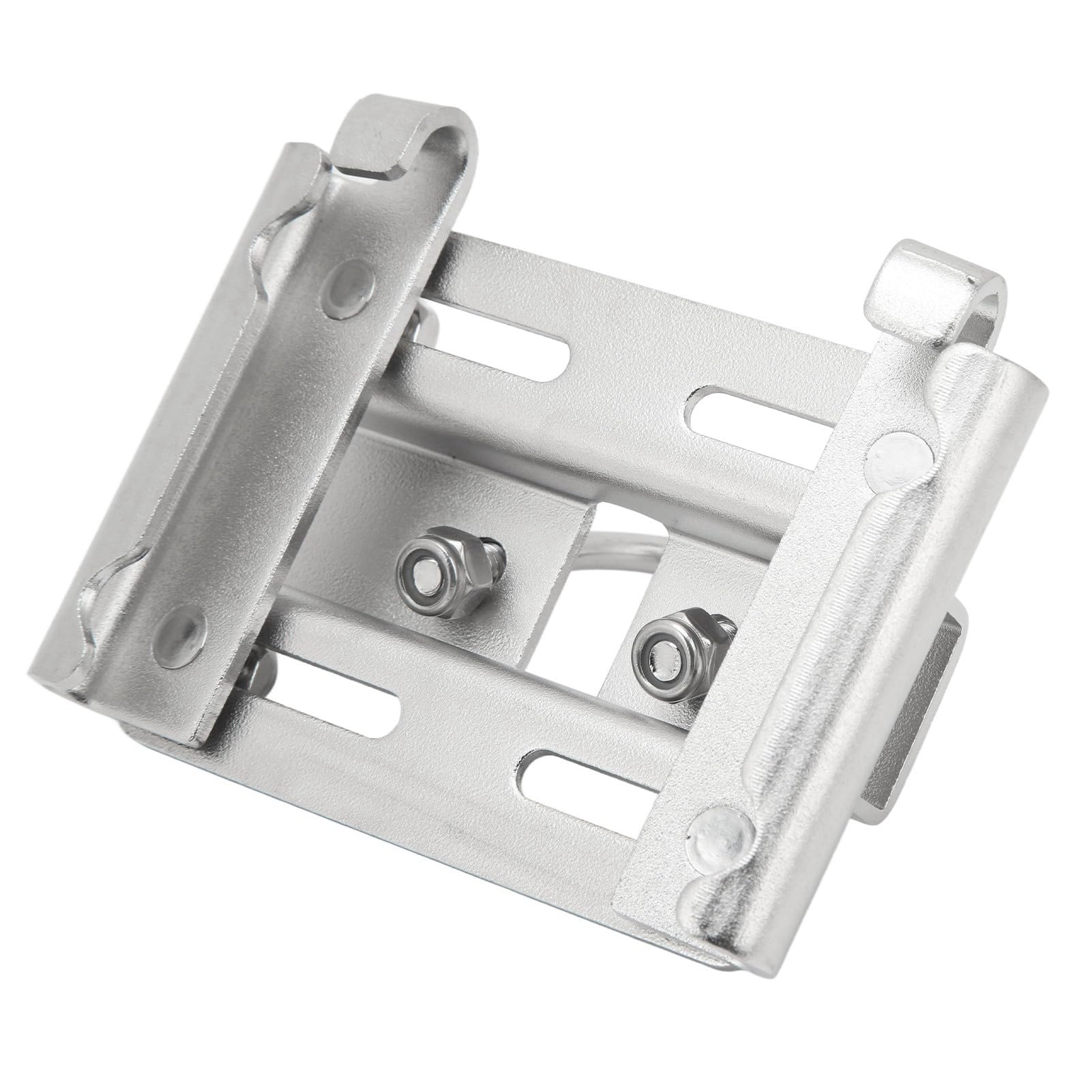 FUZHUI Marine Grade Stainless Steel Rail Mount Anchor Bracket - 35lb Capacity Vertical Anchor Holder for Boats, Ships, and Yachts (Large 8585SE2L 1in to 1?1/4in Rails)