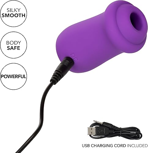 Miniatura 4 de CalExotics Masajeador de succión Sugar Rush con estuche discreto, vibrador de juguete sexual para adultos para mujeres y ella - SE-0062-56-3