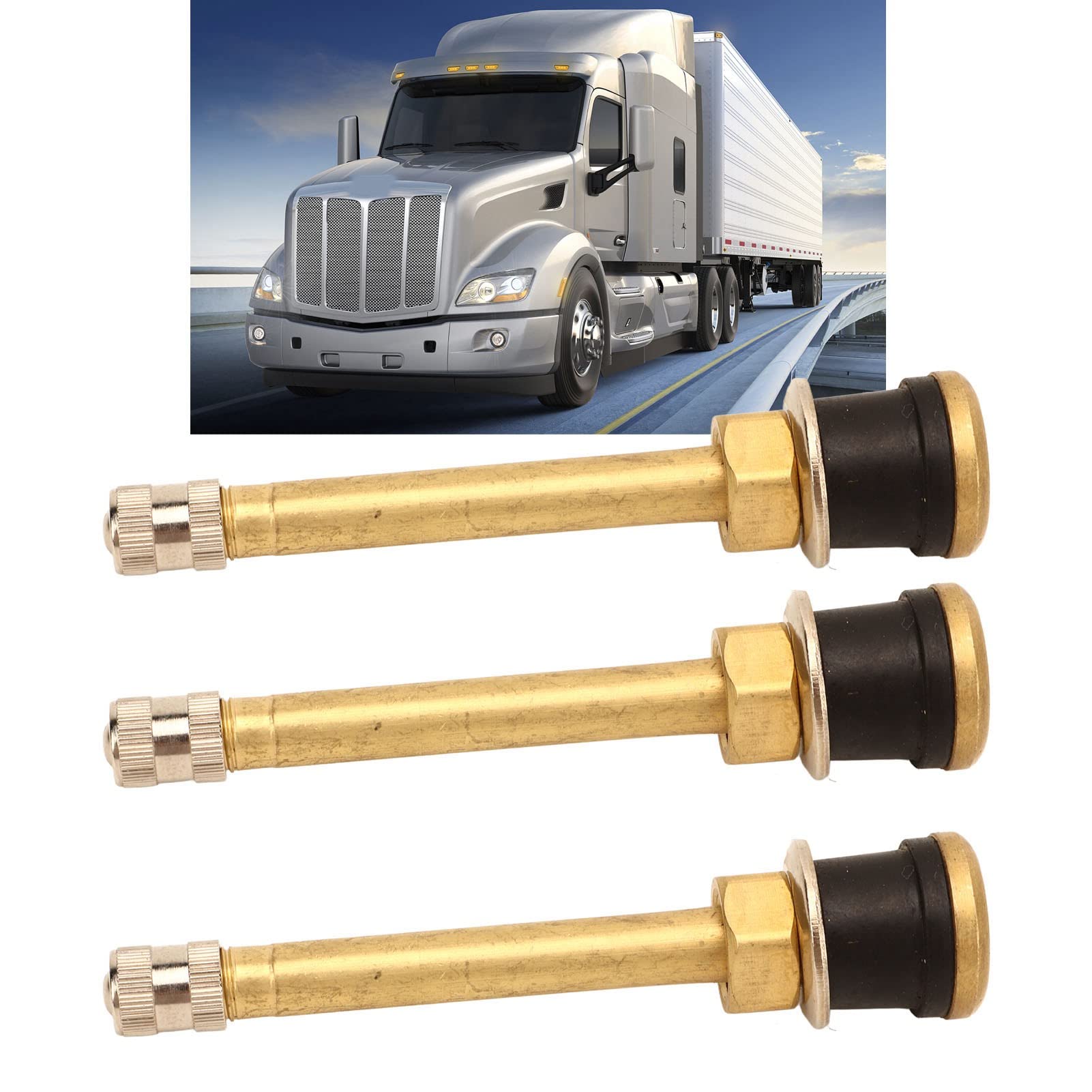 LKW -Klemme in Ventil präziser kompaktes Struktur Tubeless LKW -Ventilstiel für Busse und spezielle Fahrzeuge