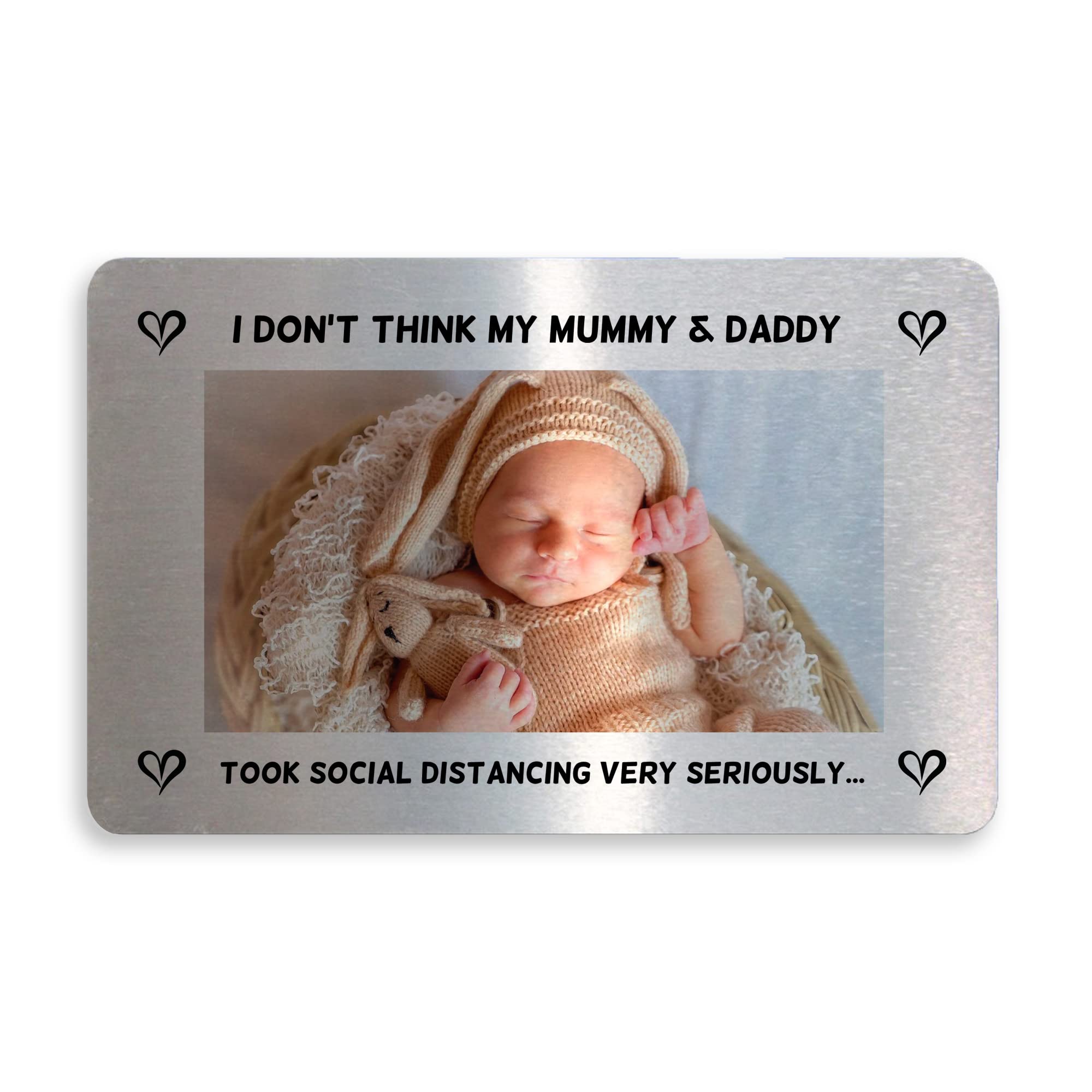 RED OCEAN PERSONALISED Mummy Daddy To Be Gift Social Distance Pregnancy Gift Keepsake