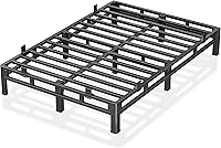 Vista 10 de ROIL 24 Inch Queen Size Bed Frame, Metal Bed Frame & Box Spring 2 in 1 Platform with Round Corner Legs, 4000LBS Double Layer Bed Frame with