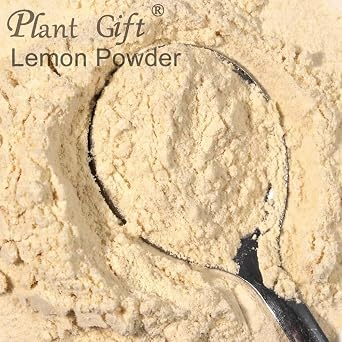 Lemon Powder, 100g/3.52oz | 100% Natural Fruit Powder | Cold Pressed Lemons Source | No Sugar & Additives | Great Flavor for Drinks, Smoothie, Beverages | Non-GMO
