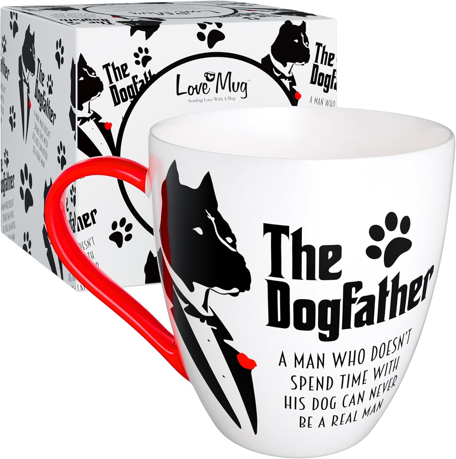 Love Mug® Dog Dad Gifts for Men Christmas Gifts for Dog Dad, Dog Dad