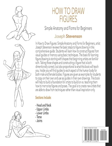 Vista 2 de How to Draw Figures Simple Anatomy, People, & Forms for Beginners (How to Draw Everything)