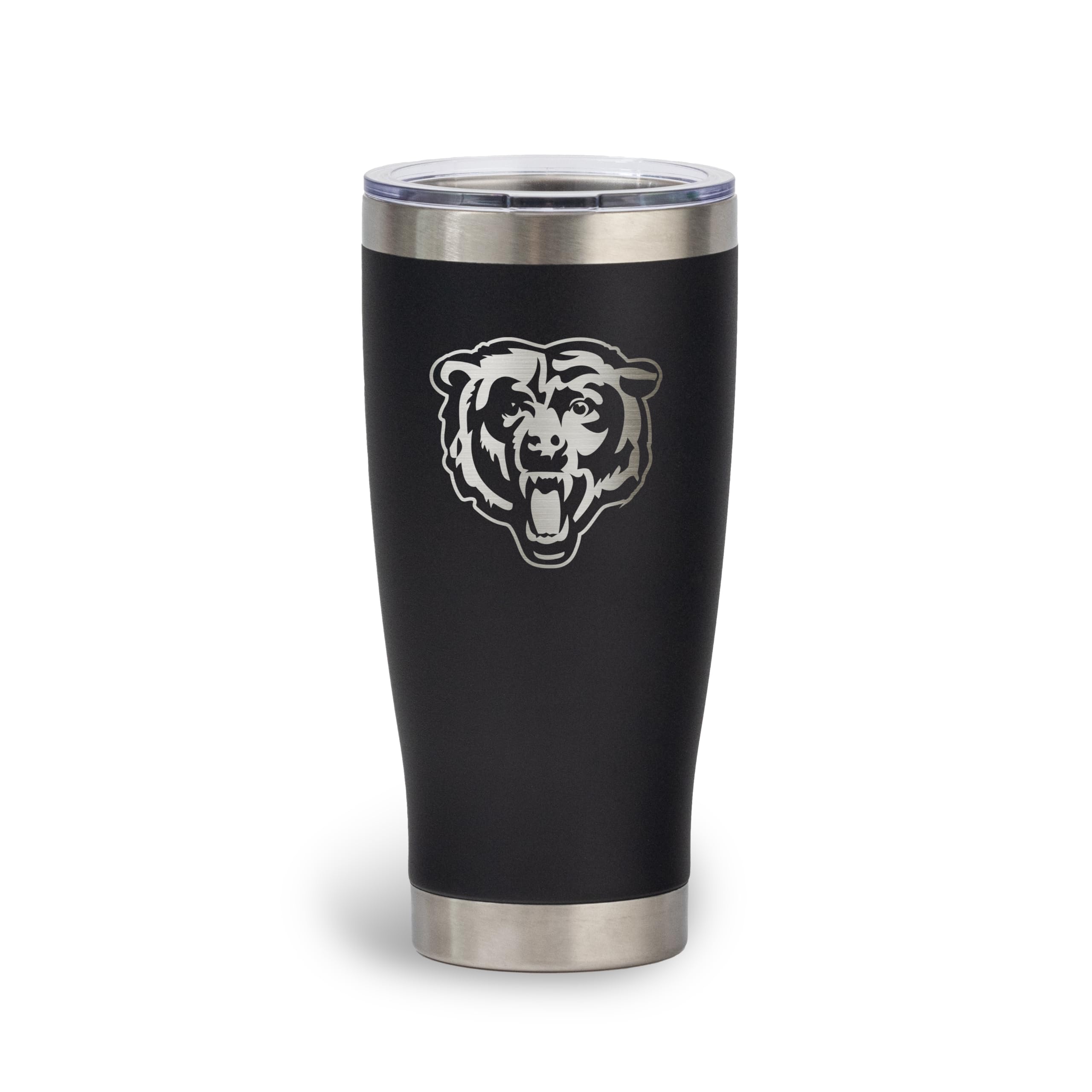 The Memory Company Officially Licensed NFL Game Day Tumbler - 20oz Stainless Steel Double-Wall Insulated Team Color Bling Cup with Team Logo, NFL