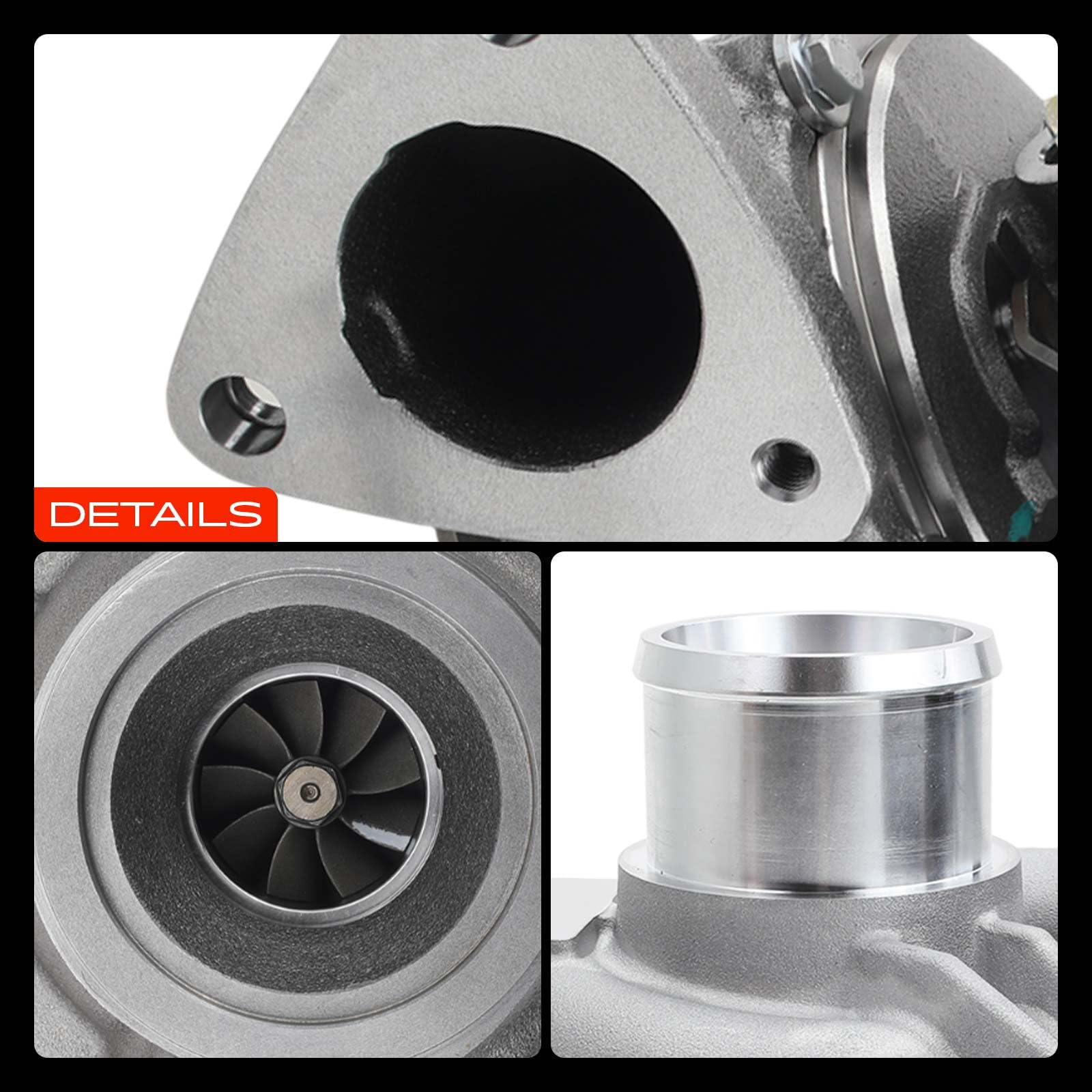 Frankberg Turbocompressore 9802446681 | Compatibile con: Pianale/telaio Jumper, Autobus saltatore, Scatola di collegamento, Pianale/telaio Boxer, Boxer Bus