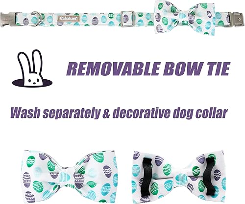 Miniatura 198 de Collar de perro con bandera estadounidense con pajarita, collar patriótico para perros pequeños, medianos y grandes, talla XS