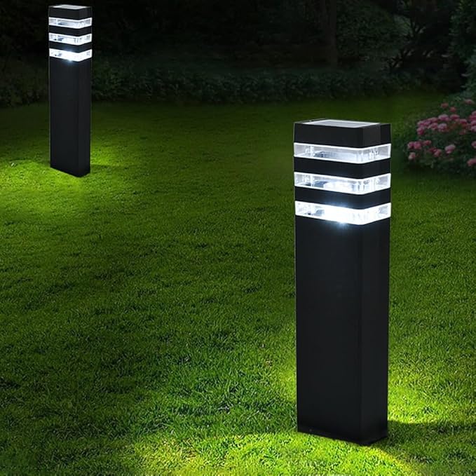 Mengjay Staande lamp voor buiten voor tuin en pad, buitenlamp E27 tuinlamp, IP23 waterdicht, buitenverlichting, IP23 waterdicht, staande lamp, paal voor buiten (B) photo 3