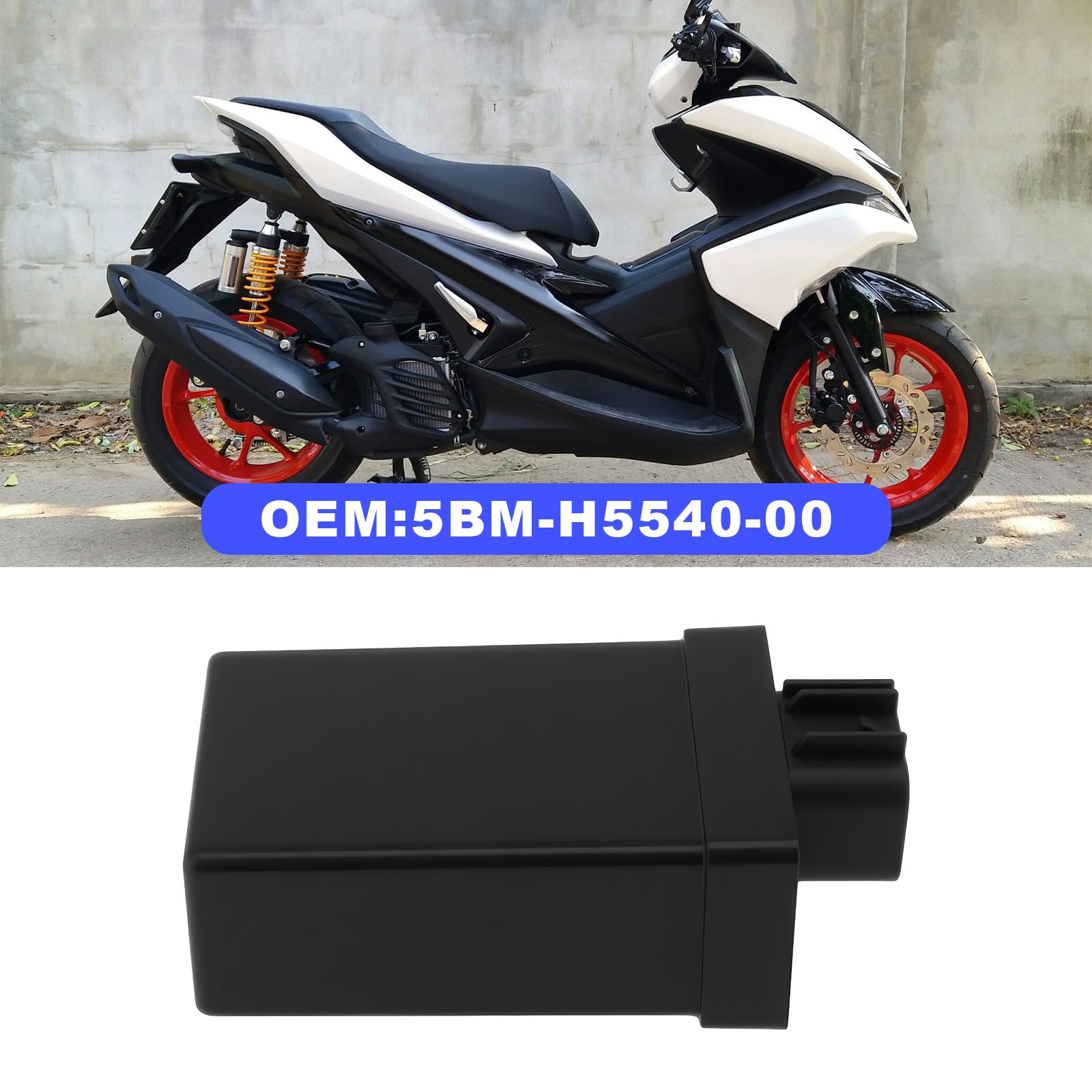 ECSiNG 6-polige Motorräder-Sport-CDI 5BM-H5540-00 Kompatibel mit Yamaha AEROX NEOS NEO S Jog MBK Nitro 50